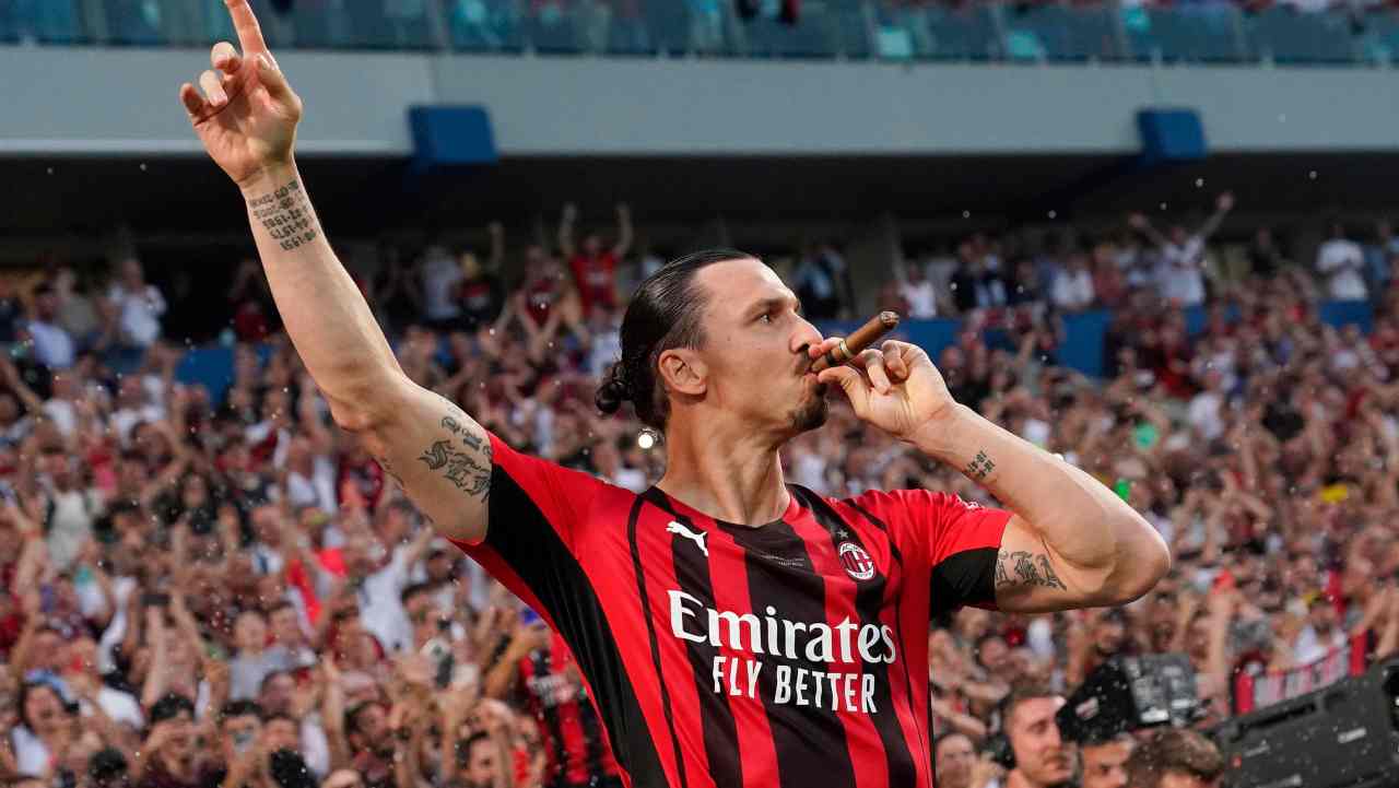 Zlatan Ibrahimovic, attaccante del Milan (credit: Tuttosport)