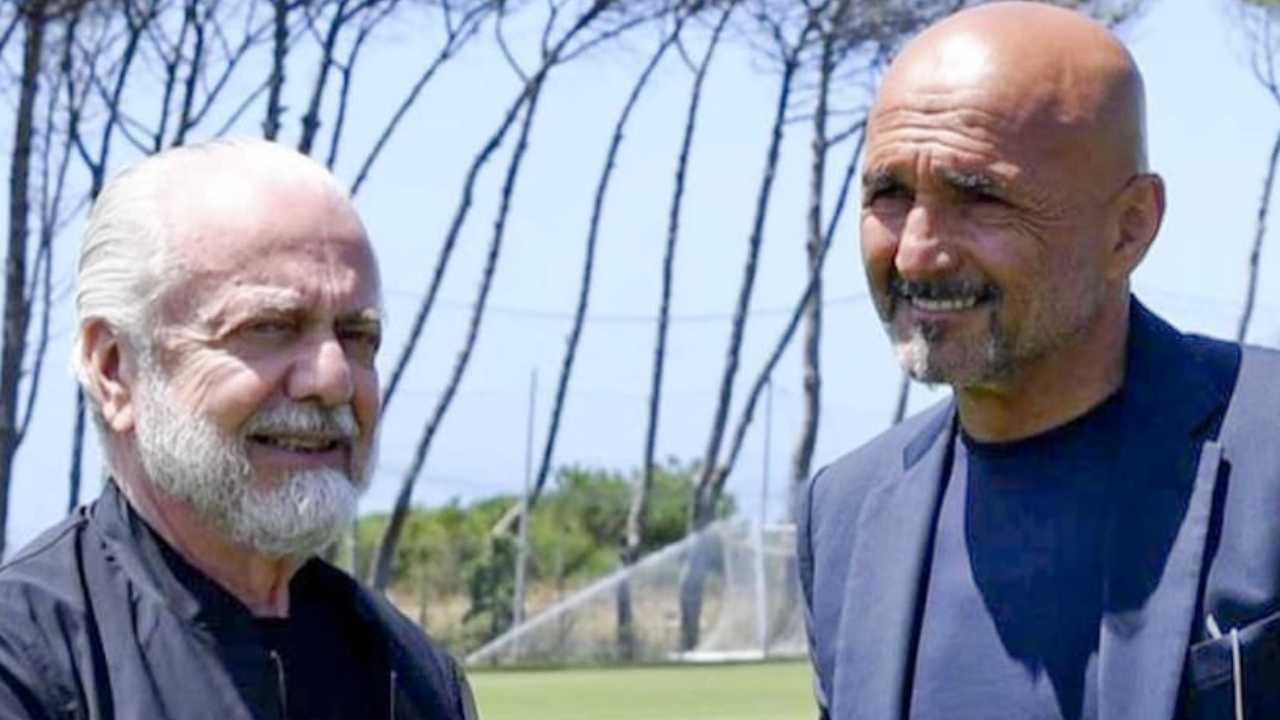 De Laurentiis e Spalletti (credit: Corriere dello Sport) 