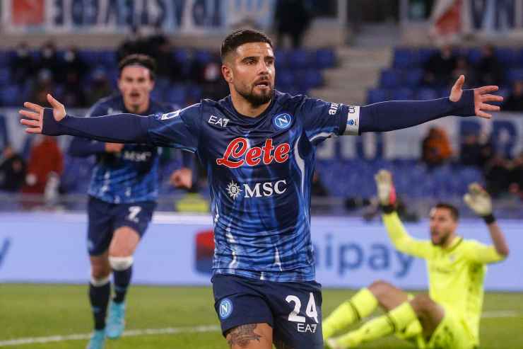 Lorenzo Insigne, attaccante del Napoli (credit: Ansa)