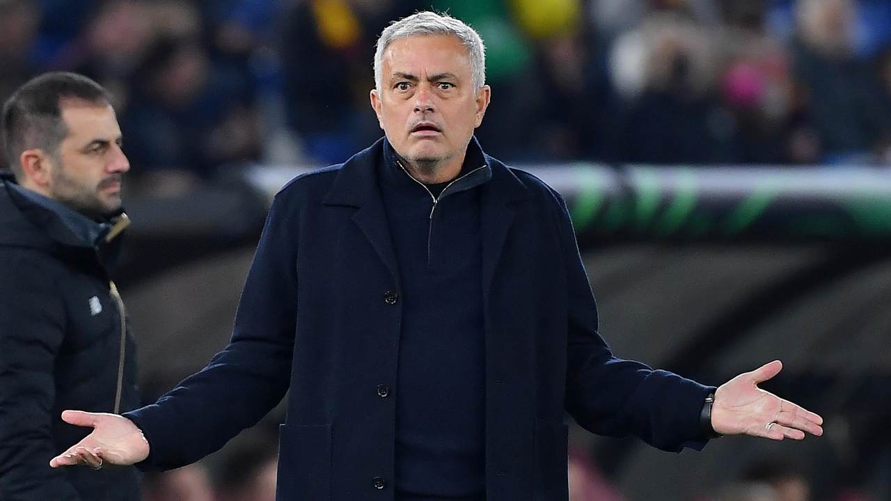 José Mourinho, allenatore della Roma (credit: Ansa)