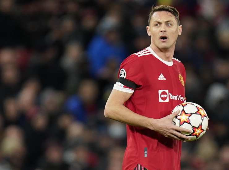 Nemanja Matic, centrocampista del Manchester United [Credit: ANSA] - Il Calcio Magazine