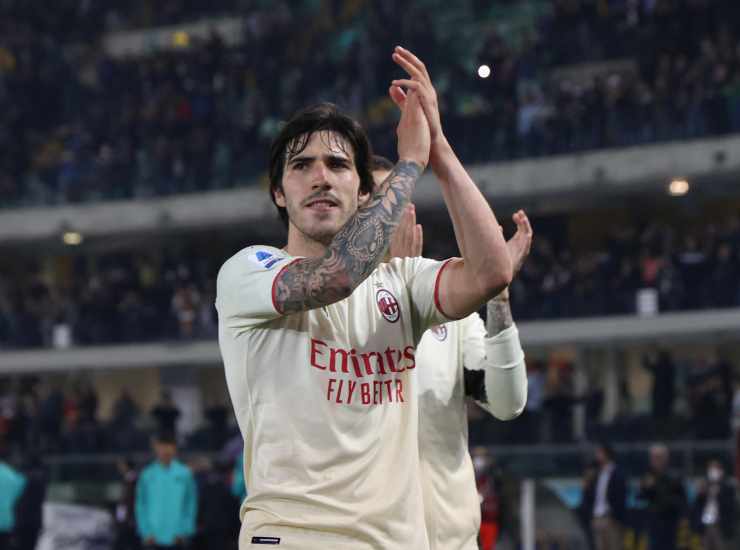 Sandro Tonali, centrocampista del Milan [Credit: ANSA] - Il Calcio Magazine