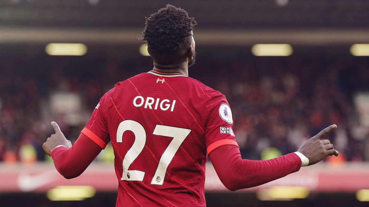 Divock Origi, attaccante del Liverpool (credit: Ansa)