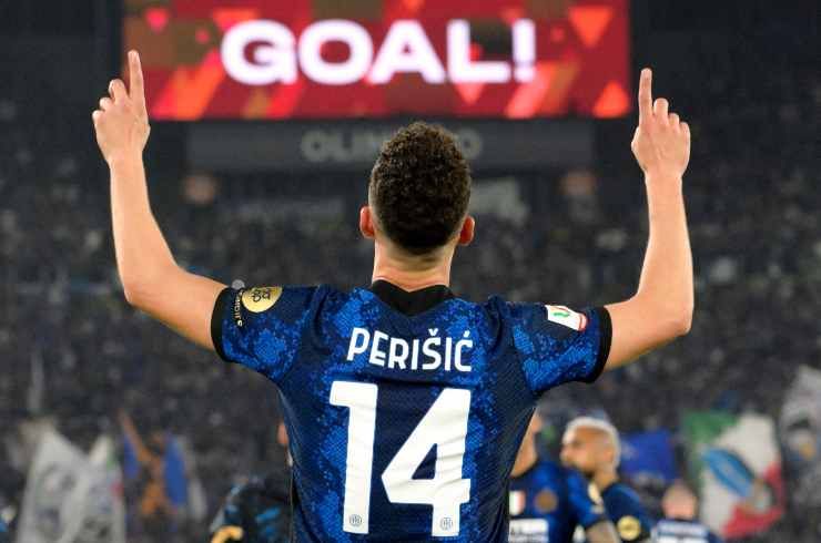 Ivan Perisic, autentico protagonista del match (credit: Ansa)