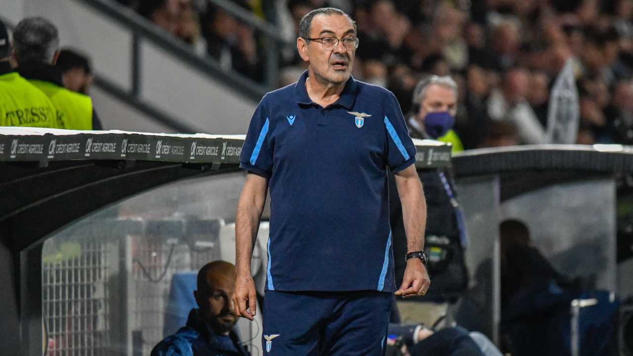 Maurizio Sarri, allenatore della Lazio (credit: Ansa)