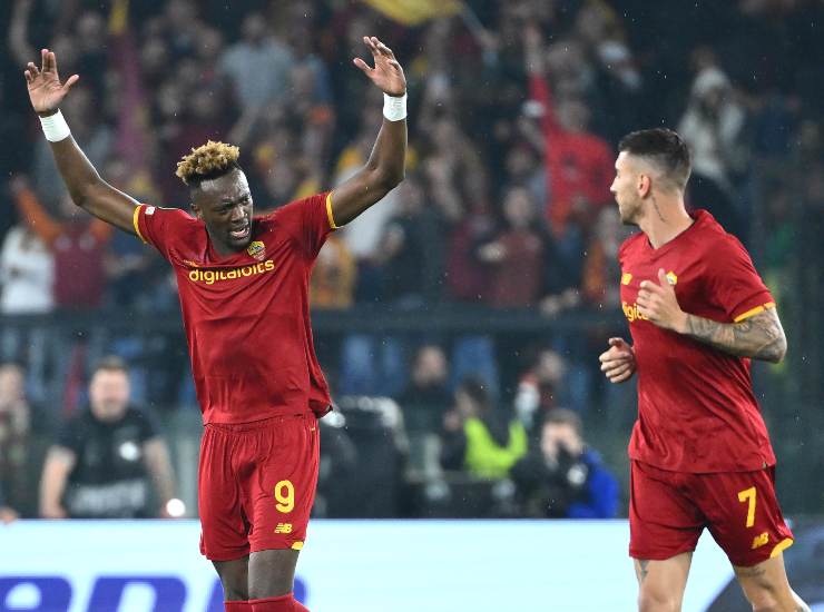 Tammy Abraham attaccante della Roma (Credit Foto Ansa)