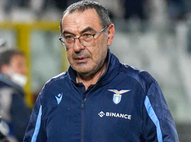 Maurizio Sarri, allenatore della Lazio (credit: Ansa)
