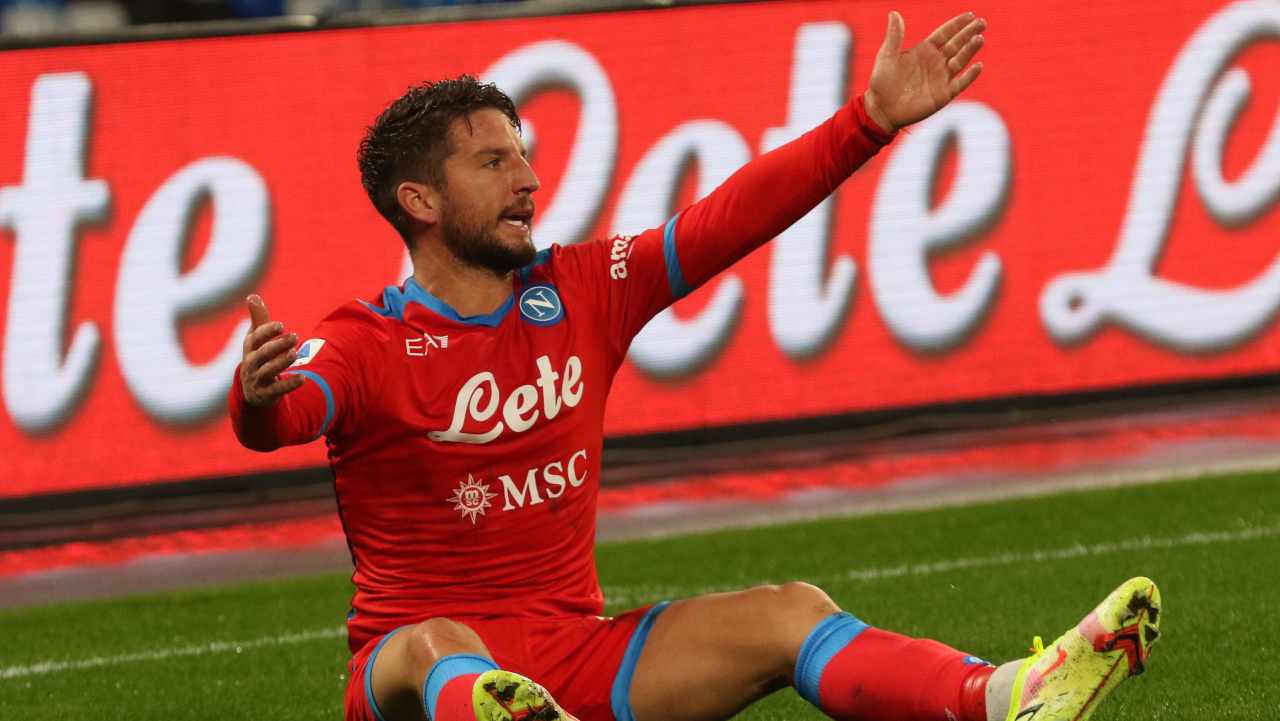 Dries Mertens, attaccante del Napoli (credit: Ansa)