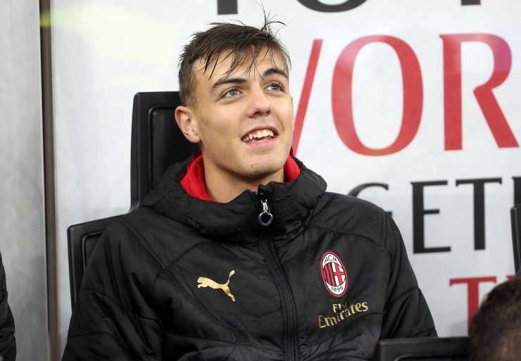 Daniel Maldini, giocatore del Milan (credit: Ansa)