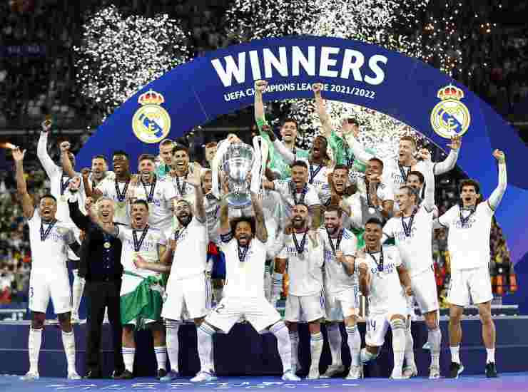 Il Real Madrid campione - credits: Ansa Foto. Il Calcio Magazine