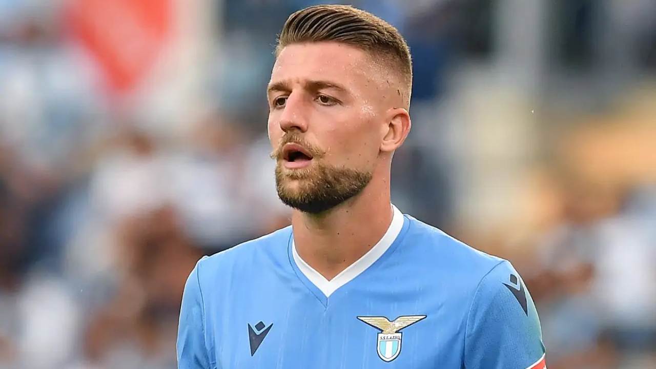 Sergej Milinkovic-Savic, centrocampista della Lazio (credit: Calcio News 24)