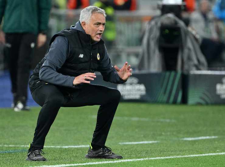 José Mourinho, allenatore della Roma - credits: Ansa Foto. Il Calcio Magazine