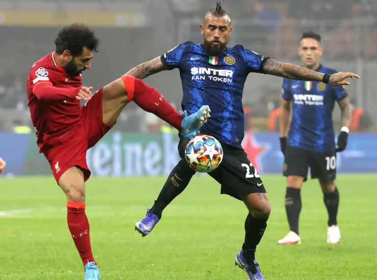 Vidal con la maglia dell'Inter - credits: Ansa Foto. Il Calcio Magazine