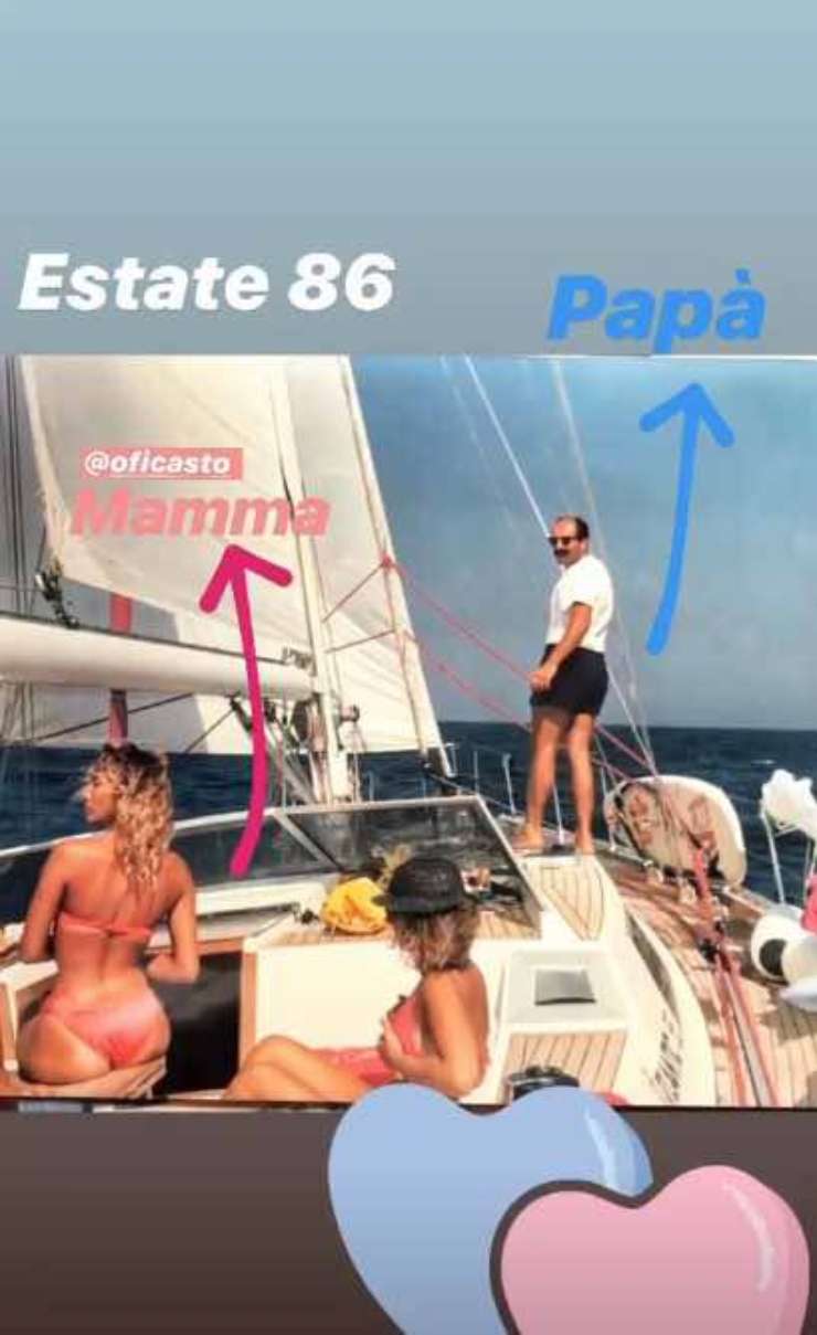 Diletta Leotta e la foto di sua madre in costume