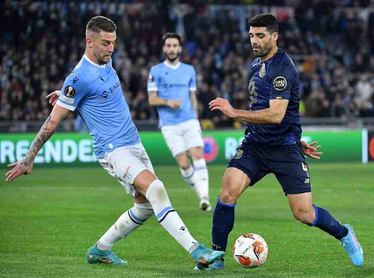 Milinkovic-Savic in Europa League con la Lazio - credits: Ansa Foto. Il Calcio Magazine