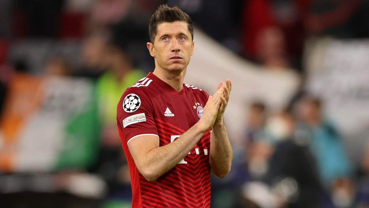 Robert Lewandowki, attaccante del Bayern Monaco - credits: Ansa Foto. Il Calcio Magazine