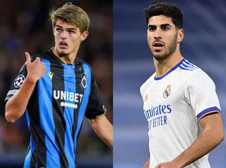 Charles De Ketelaere e Marco Asensio (credit: 90min - Milan News 24)