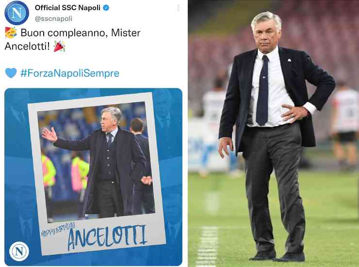 Il post su twitter del Napoli [Credit: Twitter e web] - Il Calcio Magazine