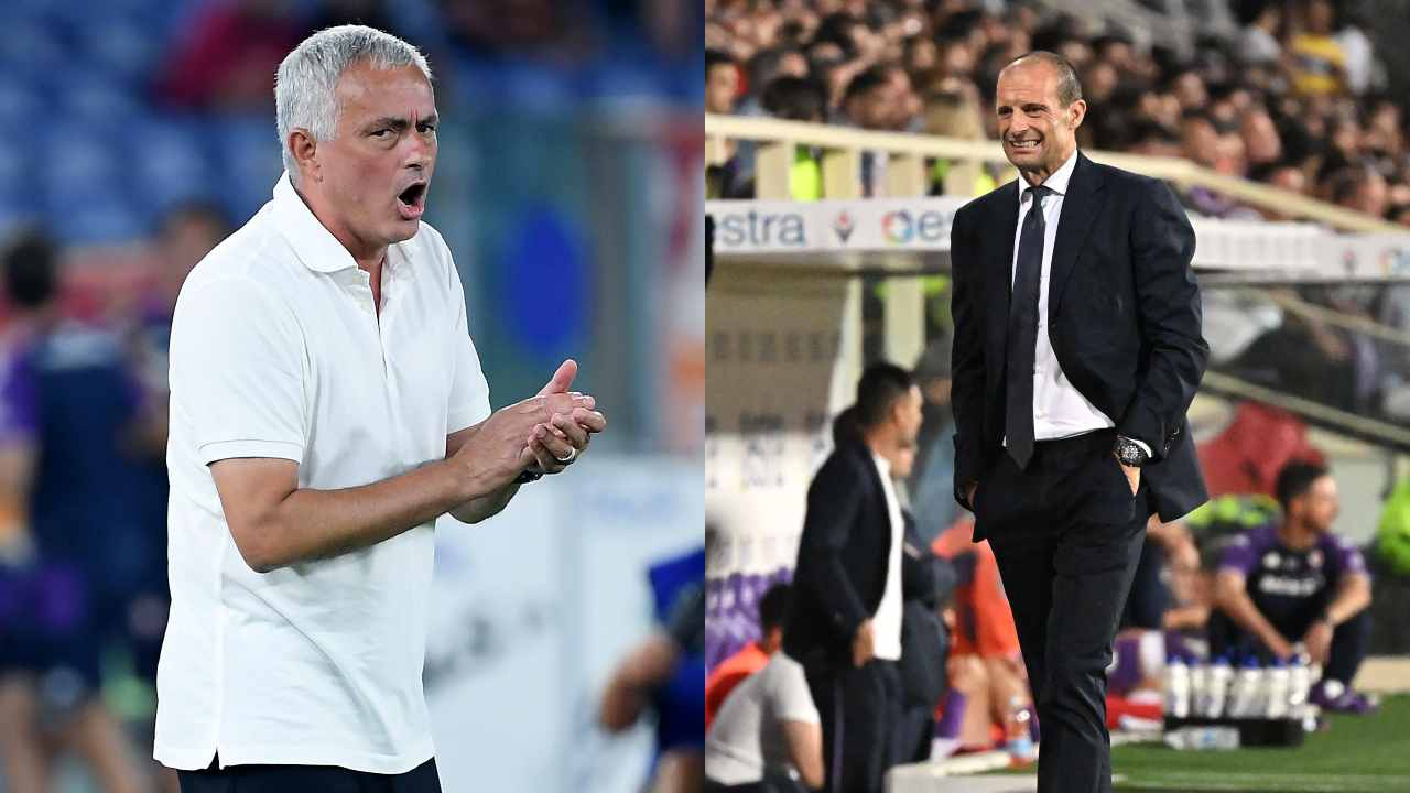 Josè Mourinho e Massimiliano Allegri [Credit: ANSA] - Il Calcio Magazine