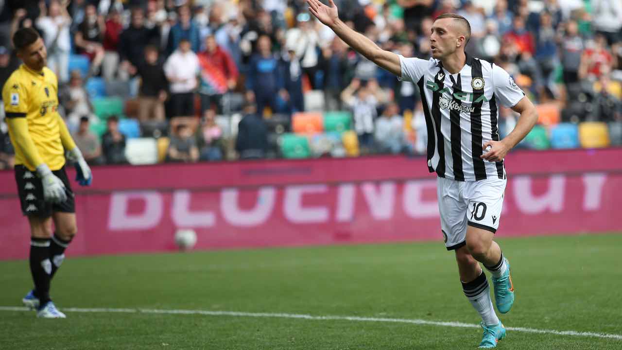 Gerard Deulofeu, attaccante dell'Udinese