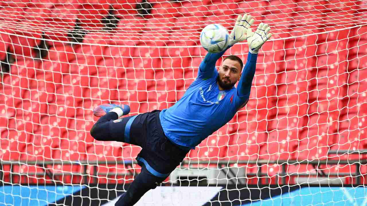 Gianluigi Donnarumma portiere della Nazionale italiana (Credit Foto Ansa)