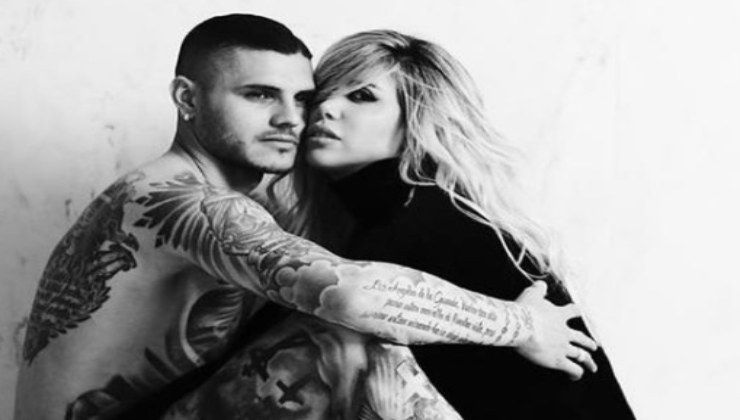 Wanda Nara e Mauro Icardi e la foto del bacio appassionato