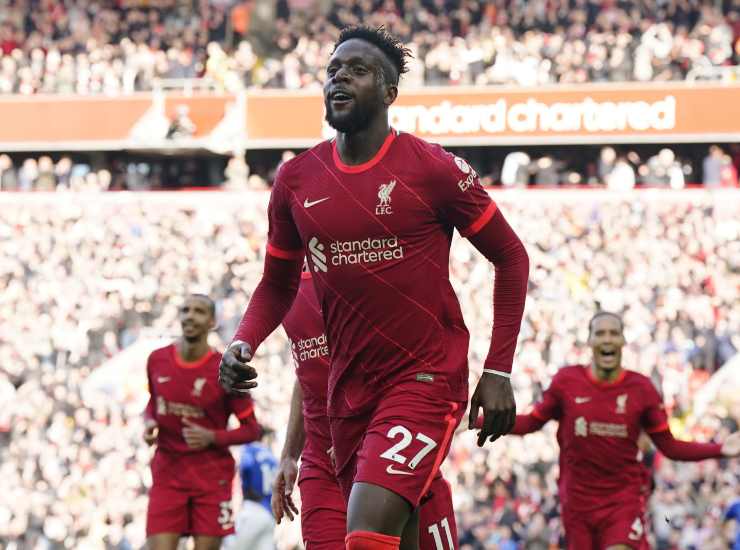 Divock Origi attaccante del Liverpool (Credit Foto Ansa)