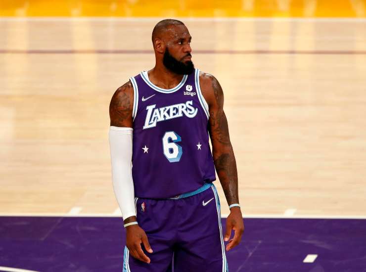 LeBron James, stella dei Los Angeles Lakers [Credit: ANSA] - Il Calcio Magazine