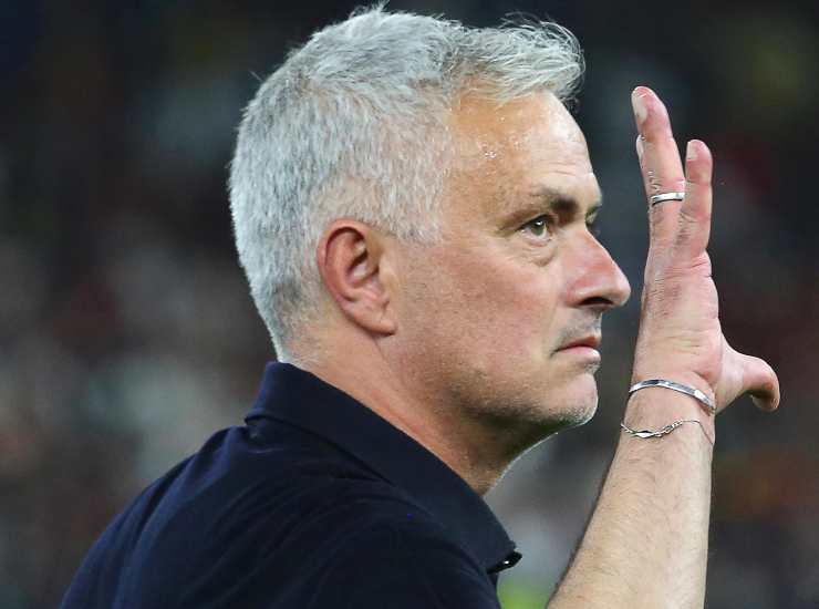 José Mourinho, allenatore della Roma (credit: Ansa)