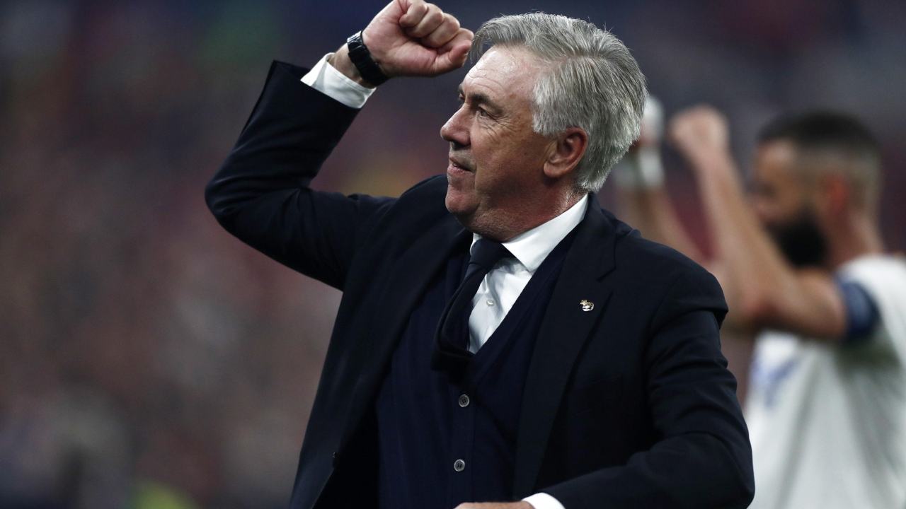 Carlo Ancelotti, allenatore del Real Madrid (credit: Ansa)