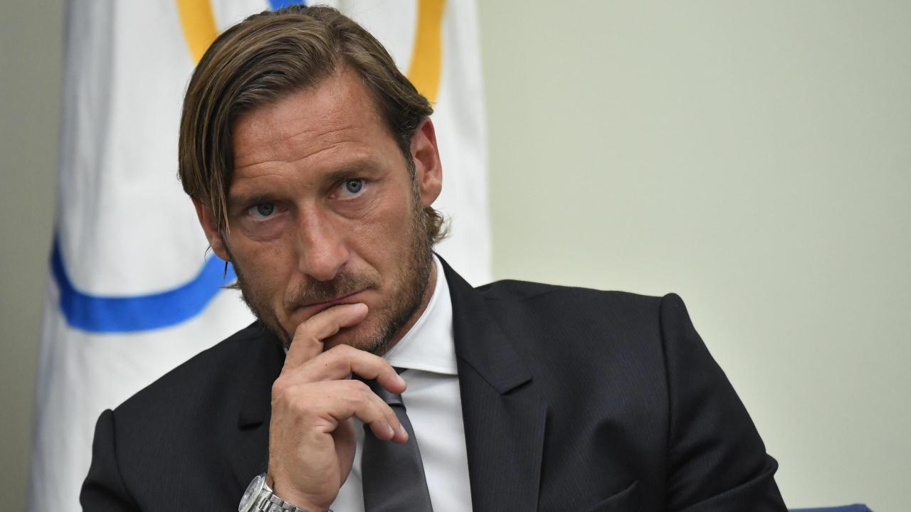 Francesco Totti ex capitano della Roma (Credit Foto Ansa)