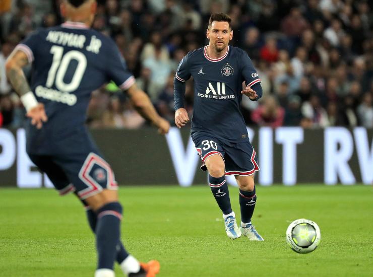 Lionel Messi attaccante del Psg (Credit Foto Ansa)