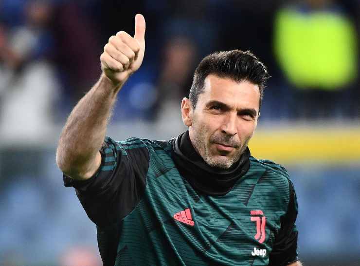 Gianluigi Buffon, leggenda della Juventus (credit: Ansa)