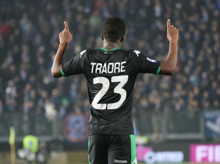 Hamed Junior Traorè, obiettivo di mercato del Milan (credit: Ansa)