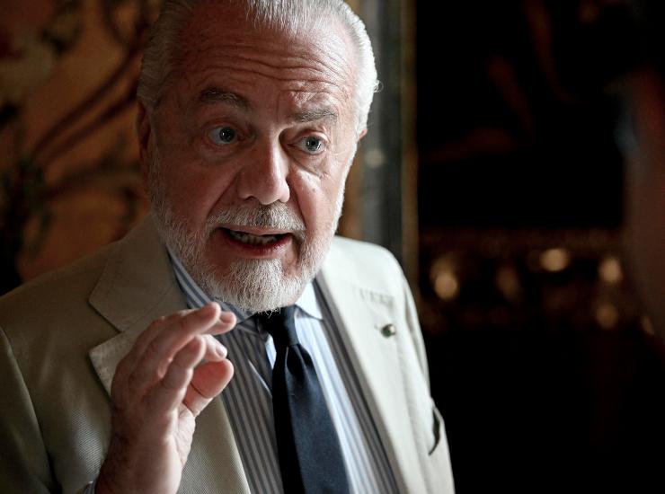 Aurelio De Laurentiis presidente del Napoli (Credit Foto Ansa)