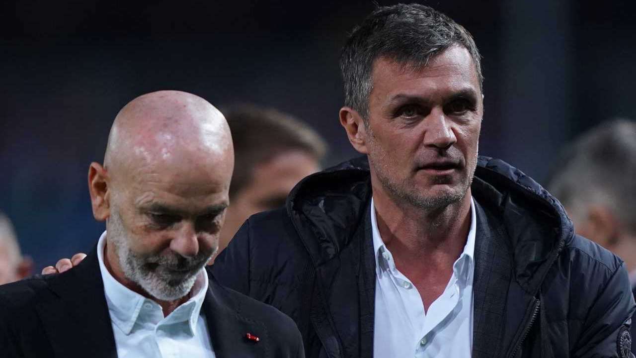 Stefano Pioli e Paolo Maldini (credit: Stopandgoal)