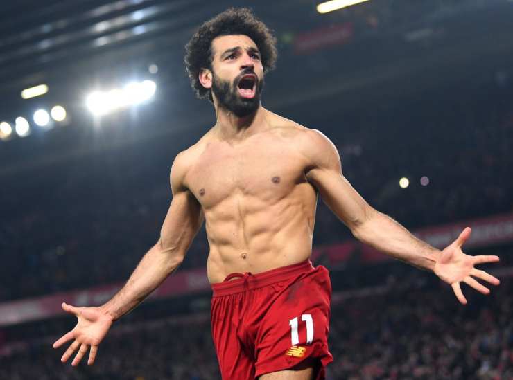 Salah esulta dopo un gol (credit: Passione Premier)