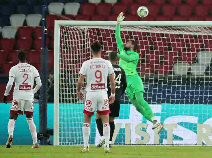 Donnarumma con il PSG - credits: Ansa Foto. Il Calcio Magazine