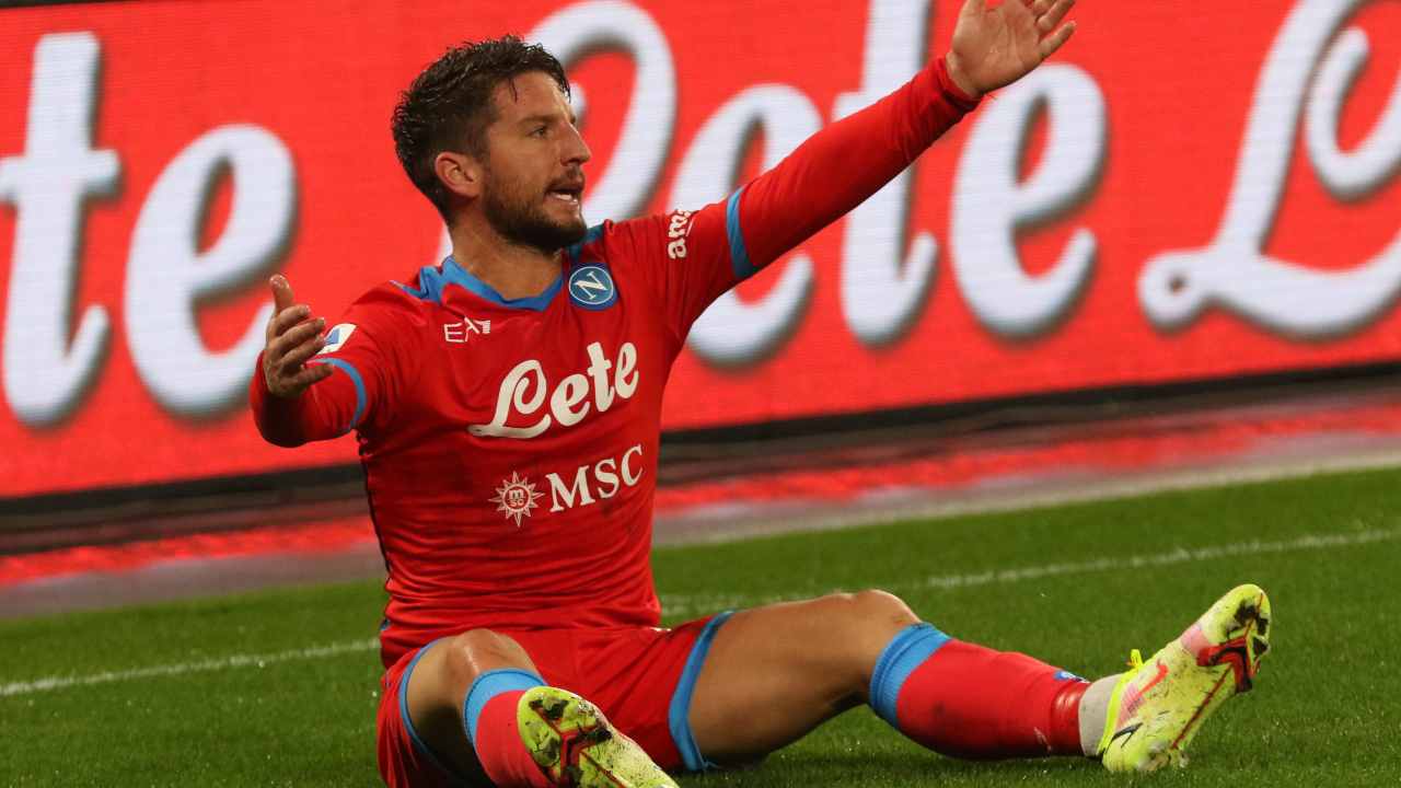 Mertens, attaccante del Napoli - credits: Ansa Foto. Il Calcio Magazine