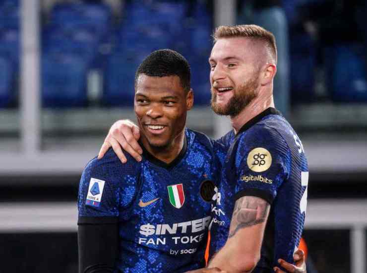 Dumfries e Skriniar [Credit: Calciomercatotv.it] - Il Calcio Magazine