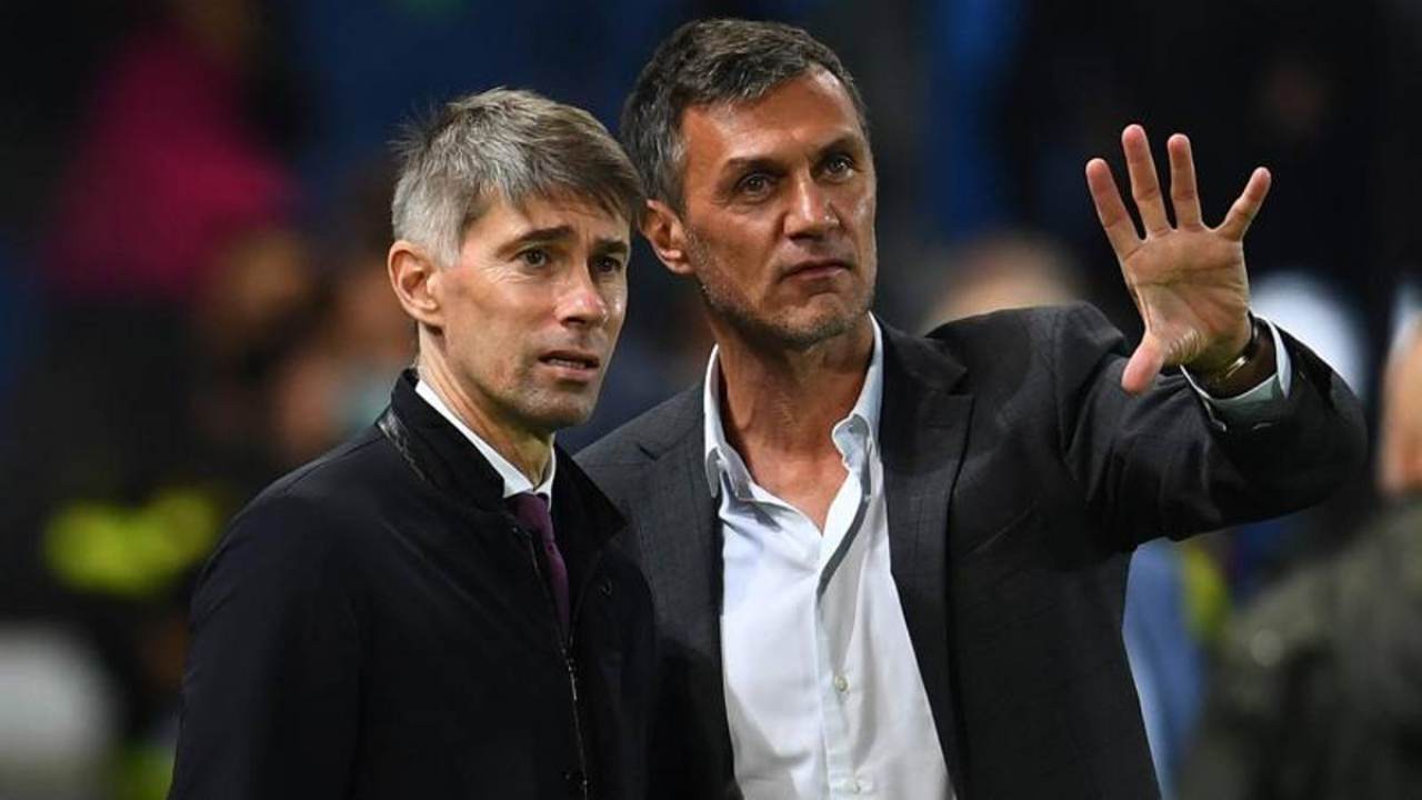 Ricky Massara e Paolo Maldini (credit: La Gazzetta dello Sport)