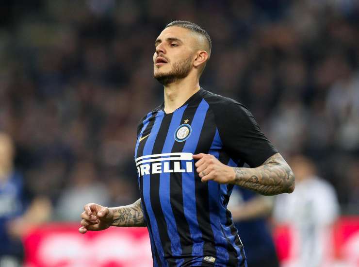 Mauro Icardi con la maglia dell'Inter - credits: Ansa Foto. Il Calcio Magazine