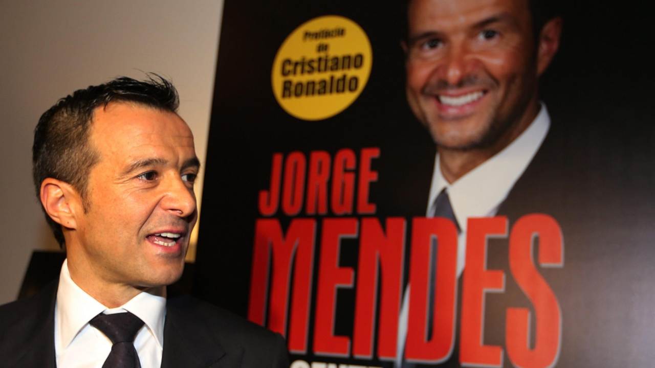 Jorge Mendes, procuratore di Cristiano Ronaldo [Credit: ANSA] - Il Calcio Magazine