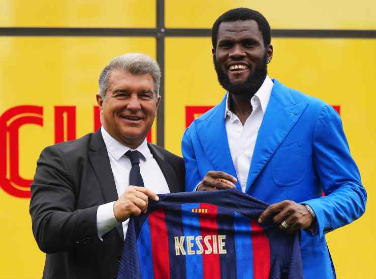 La presentazione ufficiale di Kessié - credits: Ansa Foto. Il Calcio Magazine