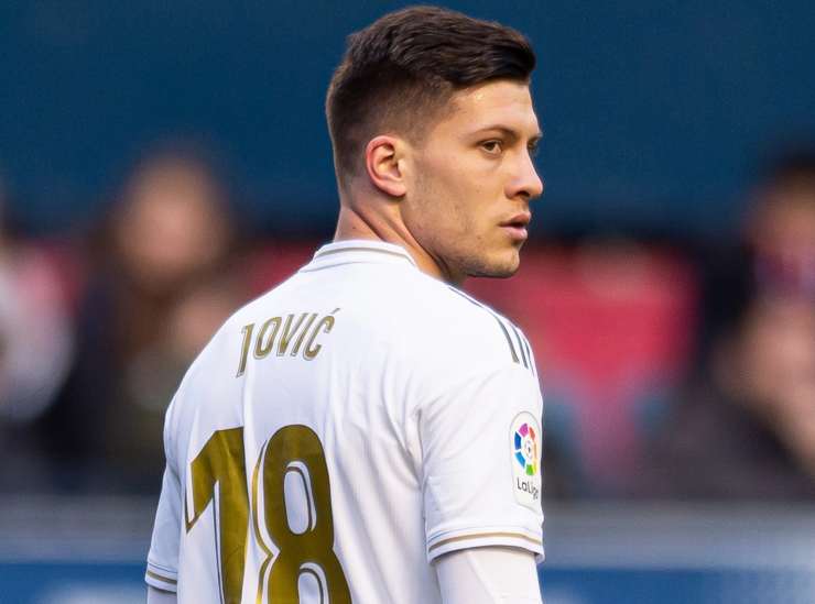 Luka Jovic, prossimo attaccante della Fiorentina (credit: Goal.com)