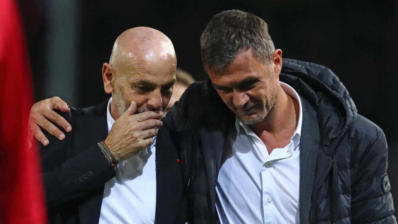 Paolo Maldini e Stefano Pioli [Credit: ANSA] - Il Calcio Magazine