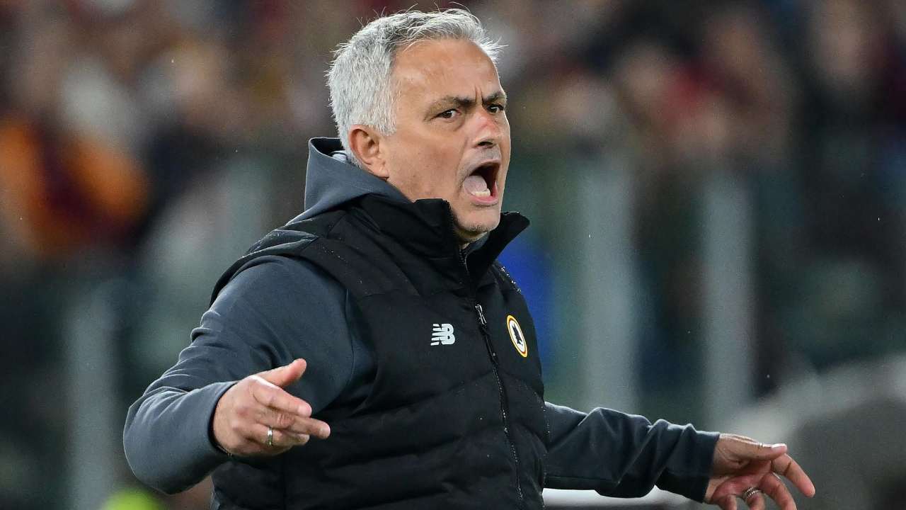 José Mourinho, allenatore della Roma (credit: Ansa)