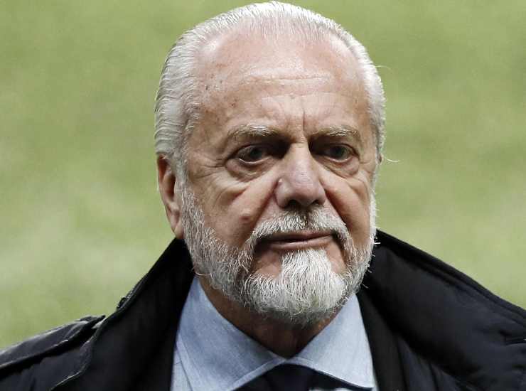 Aurelio De Laurentiis, presidente del Napoli (credit: Ansa)