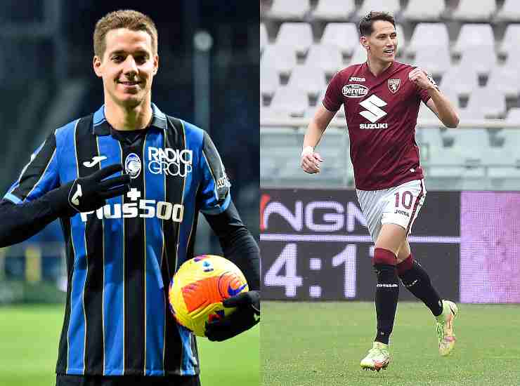 Mario Pasalic e Sasa Lukic, obiettivi della Roma (credit: Ansa)