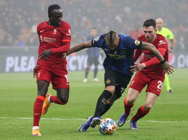 Vidal in campo con l'Inter - credits: Ansa Foto. Il Calcio Magazine